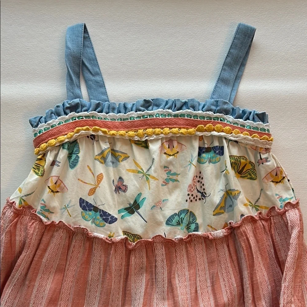 Matilda Jane 2Y Let’s Go Together Love Bug Butterfly Moth Dress Size 2